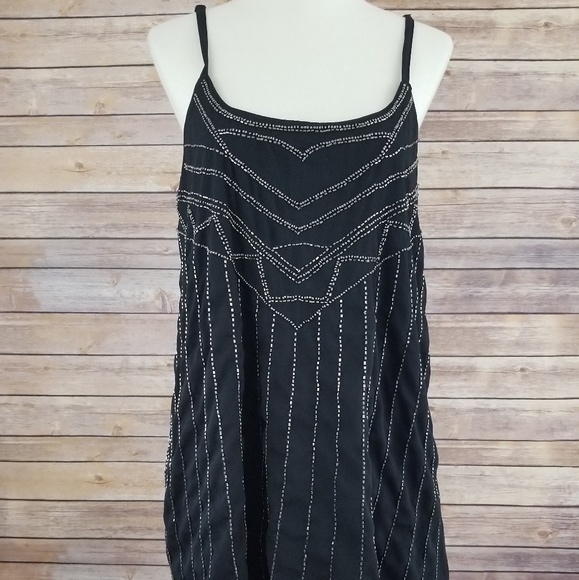 Tobi Dresses & Skirts - Tobi Black Spaghetti Strap Embellished Party Dress